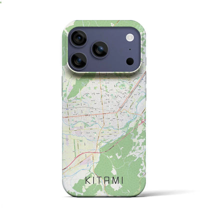 【北見（北海道）】地図柄iPhoneケース（バックカバータイプ）