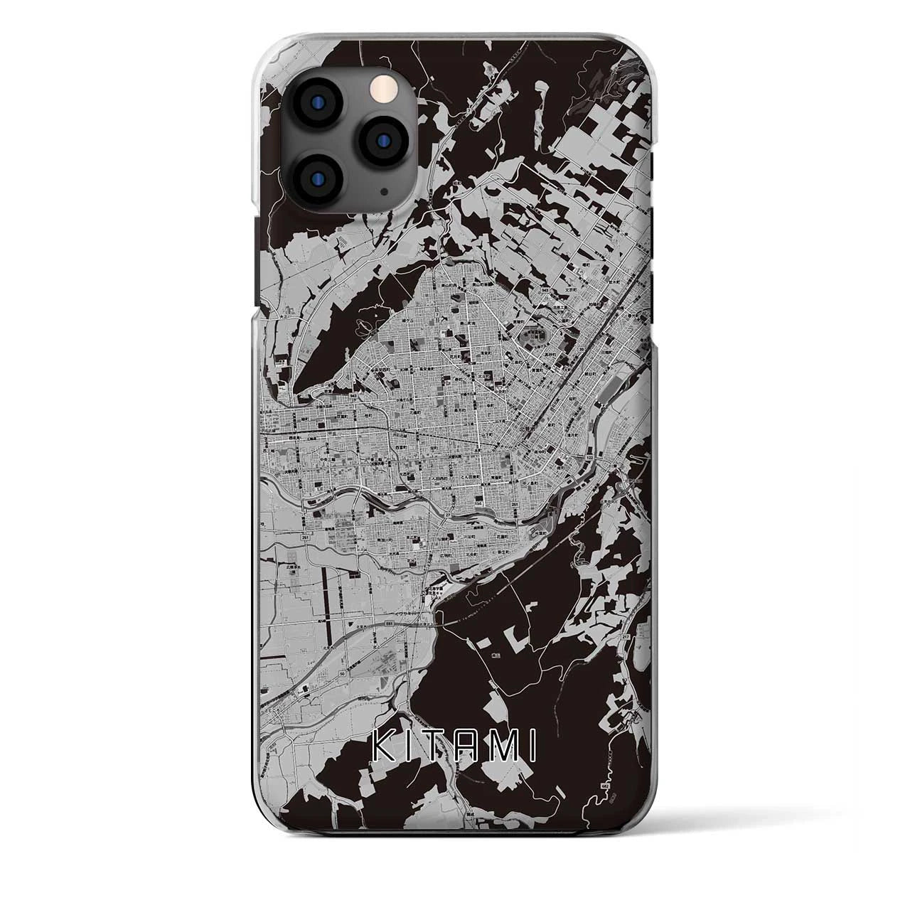 【北見（北海道）】地図柄iPhoneケース（クリアタイプ）