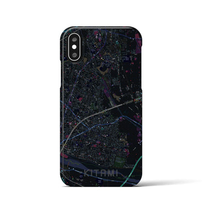 【喜多見（東京都）】地図柄iPhoneケース（バックカバータイプ）