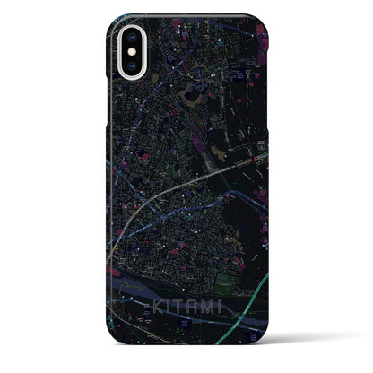 【喜多見（東京都）】地図柄iPhoneケース（バックカバータイプ）