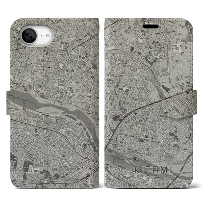 【喜多見（東京都）】地図柄iPhoneケース（手帳タイプ）