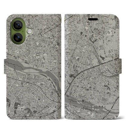 【喜多見（東京都）】地図柄iPhoneケース（手帳タイプ）