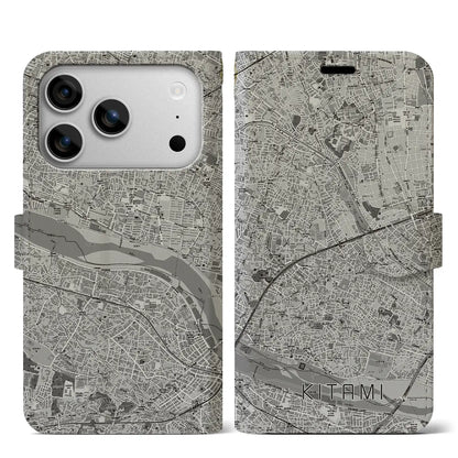 【喜多見（東京都）】地図柄iPhoneケース（手帳タイプ）