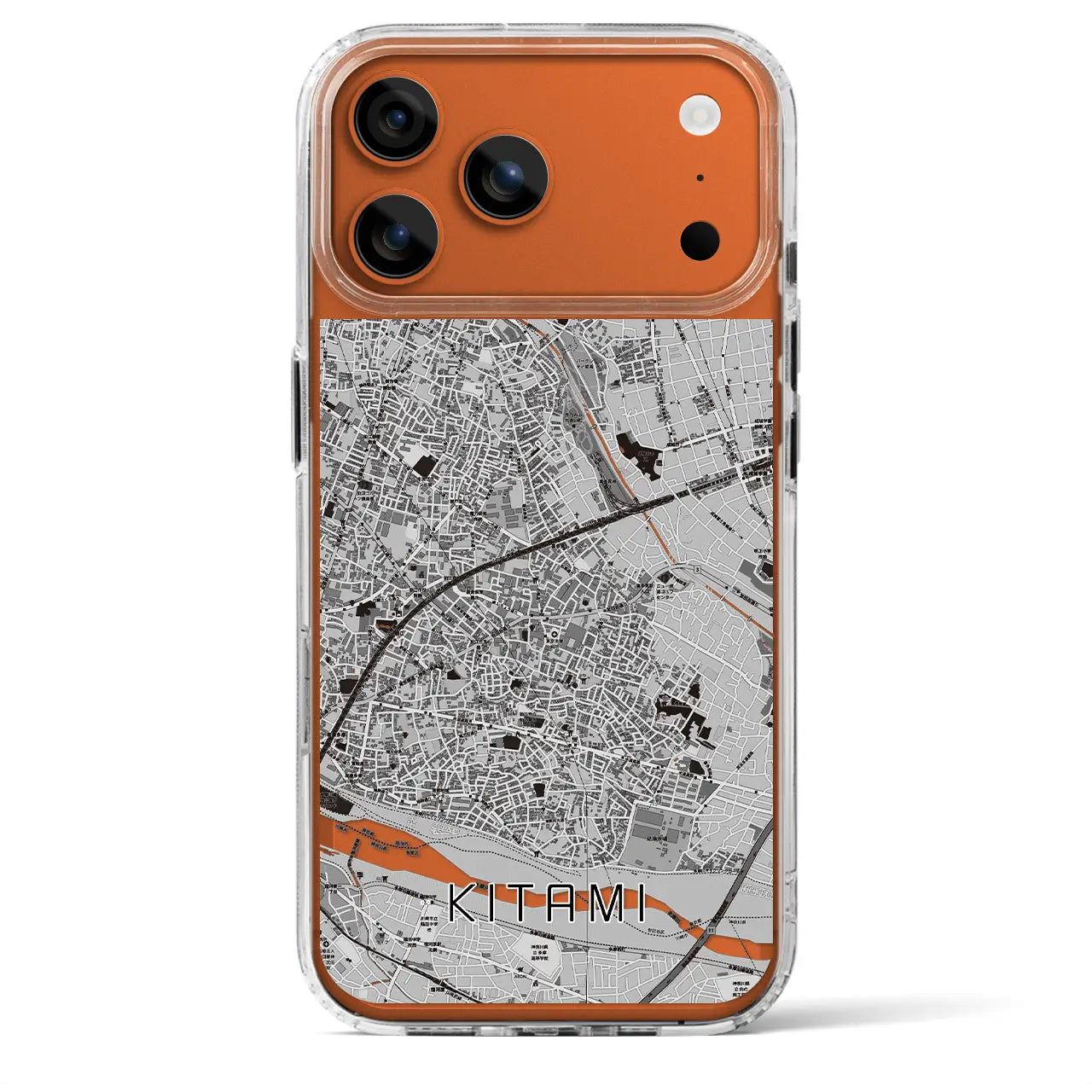 【喜多見（東京都）】地図柄iPhoneケース（MagSafeタイプ）