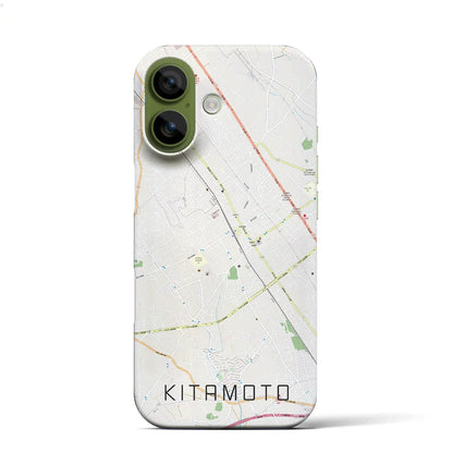 【北本（埼玉県）】地図柄iPhoneケース（バックカバータイプ）