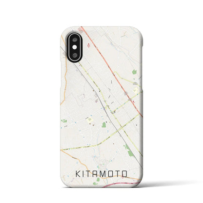 【北本（埼玉県）】地図柄iPhoneケース（バックカバータイプ）