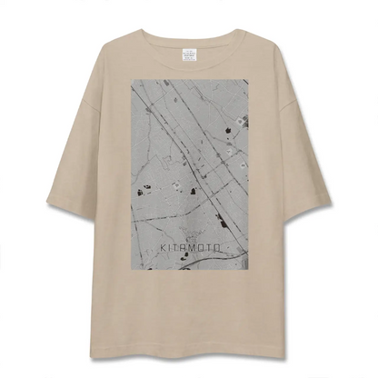 【北本（埼玉県）】地図柄ビッグシルエットTシャツ