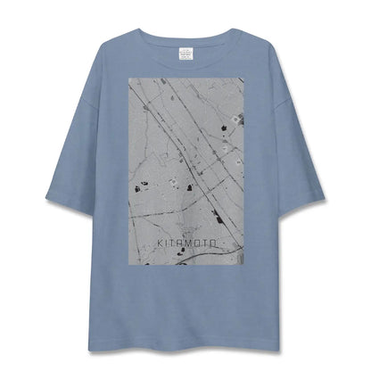 【北本（埼玉県）】地図柄ビッグシルエットTシャツ