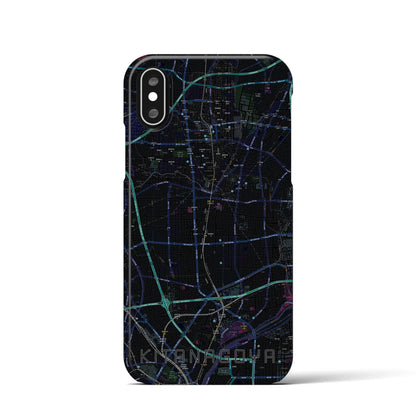 【北名古屋（愛知県）】地図柄iPhoneケース（バックカバータイプ）