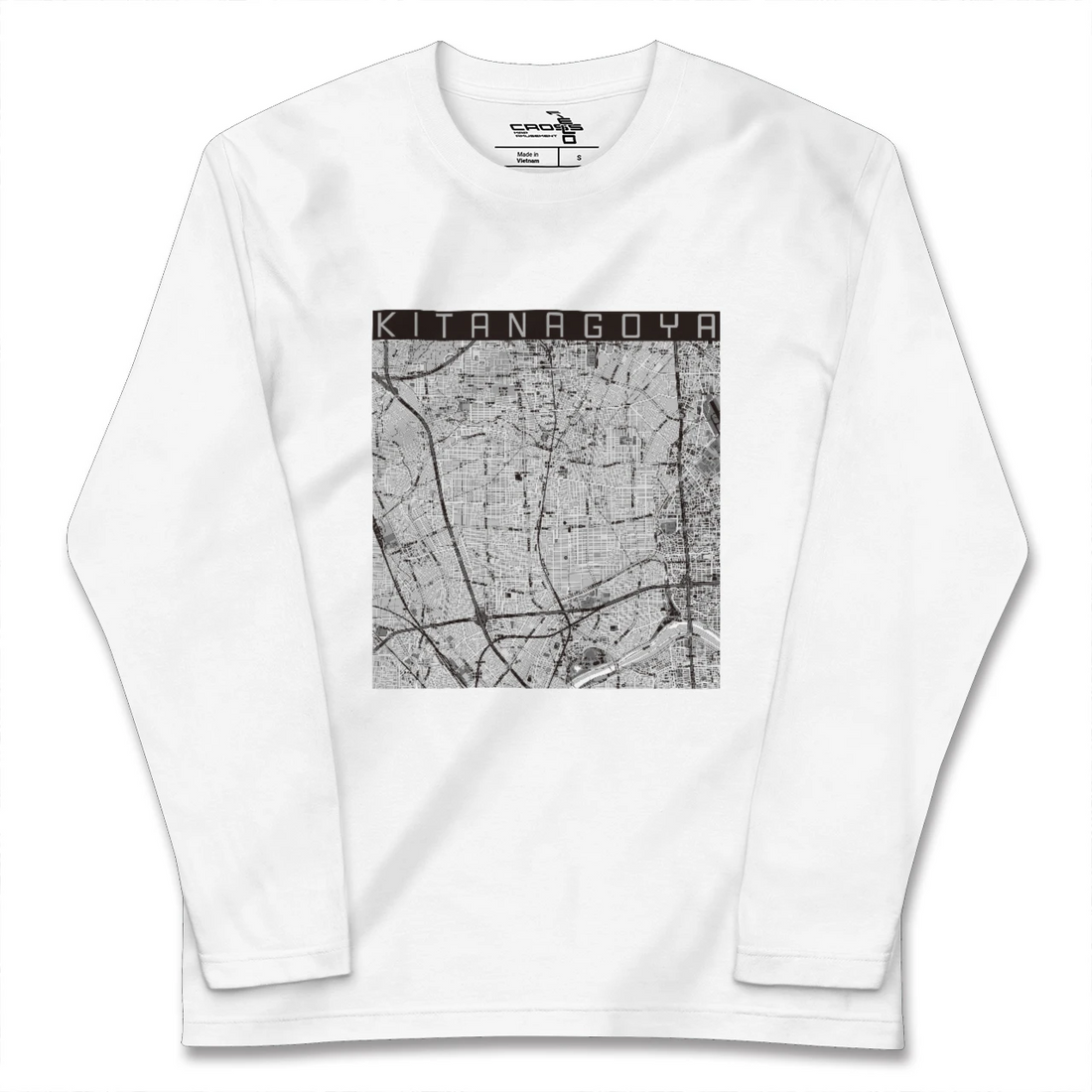 【北名古屋(愛知県)】地図柄ロングスリーブTシャツ