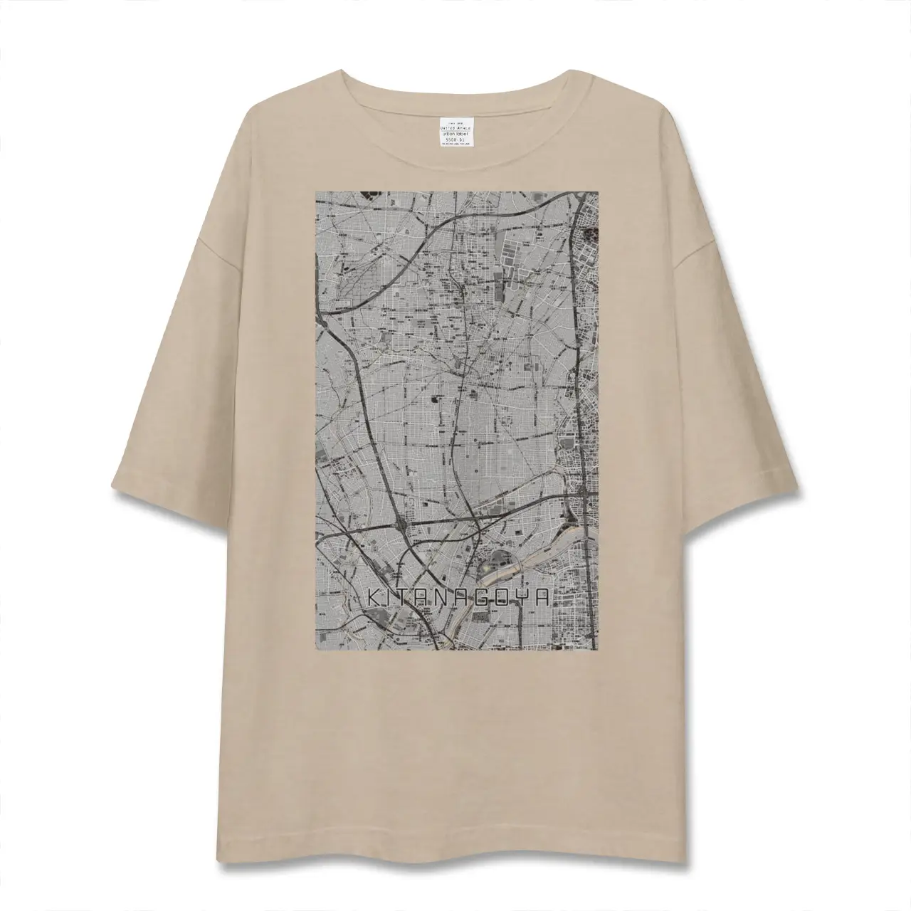 【北名古屋（愛知県）】地図柄ビッグシルエットTシャツ