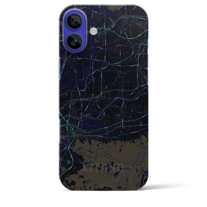 【北野（福岡県）】地図柄iPhoneケース（バックカバータイプ）