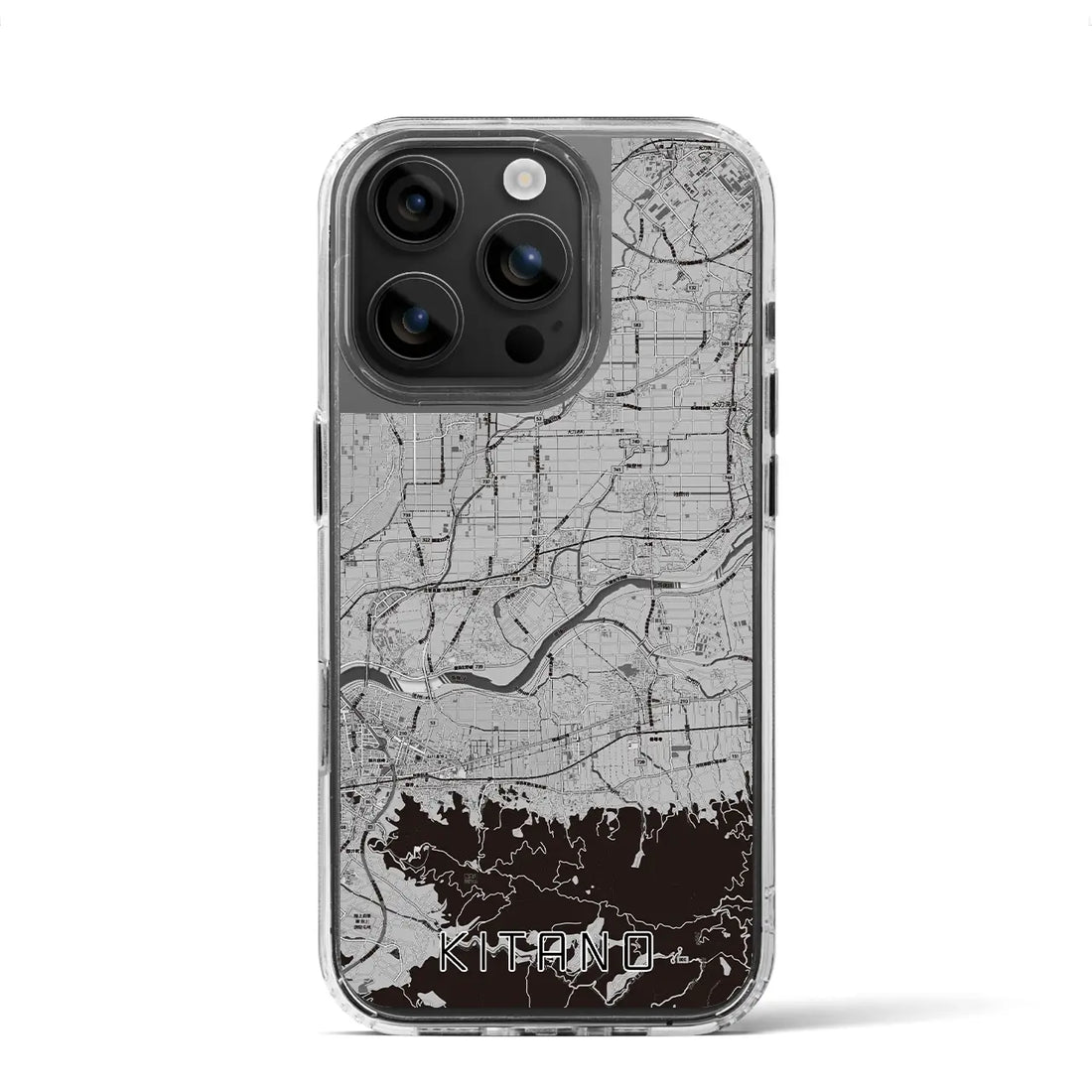 【北野（福岡県）】地図柄iPhoneケース（MagSafeタイプ）