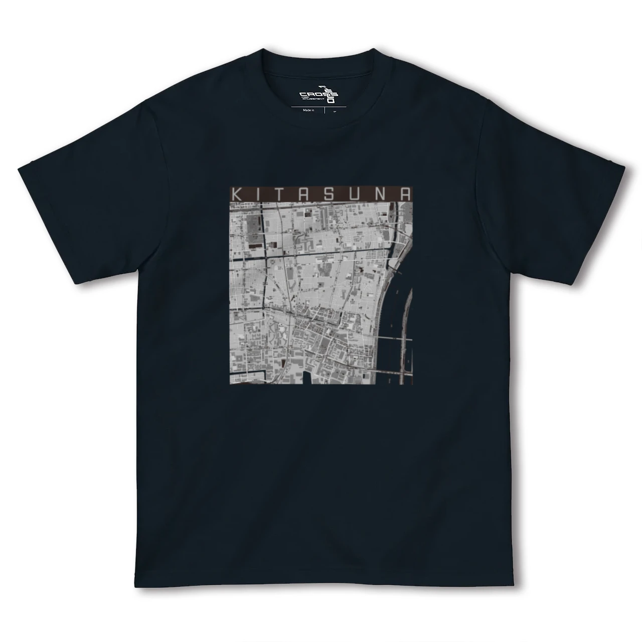 【北砂（東京都）】地図柄ヘビーウェイトTシャツ