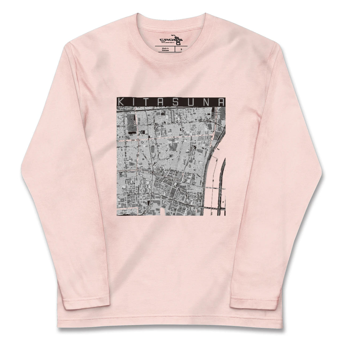 【北砂（東京都）】地図柄ロングスリーブTシャツ