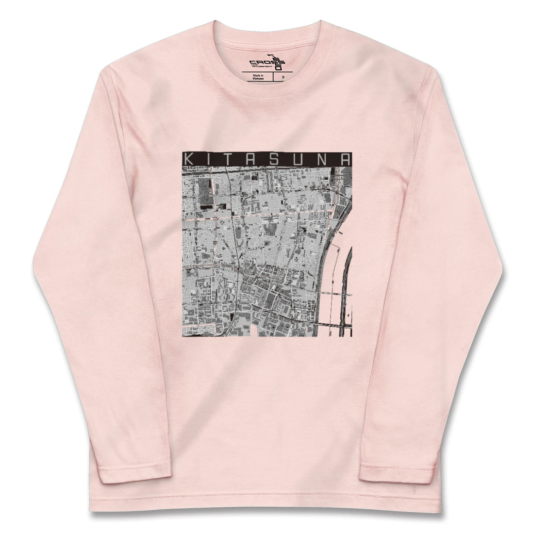 【北砂(東京都)】地図柄ロングスリーブTシャツ