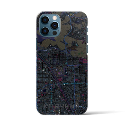 【北山（京都府）】地図柄iPhoneケース（バックカバータイプ）