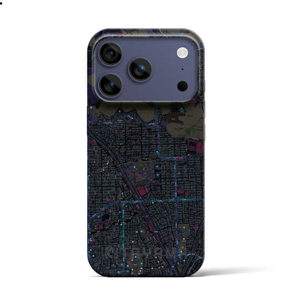 【北山（京都府）】地図柄iPhoneケース（バックカバータイプ）