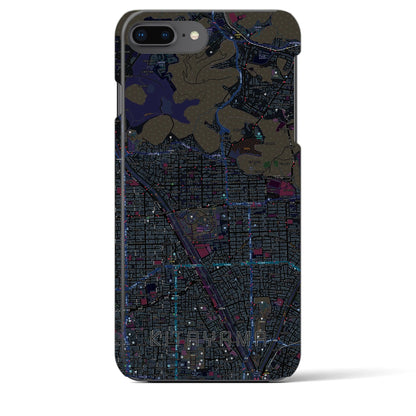 【北山（京都府）】地図柄iPhoneケース（バックカバータイプ）