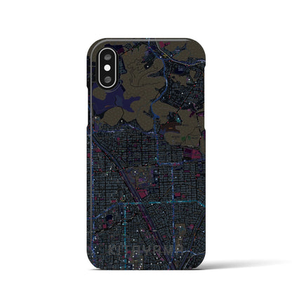 【北山（京都府）】地図柄iPhoneケース（バックカバータイプ）