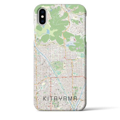 【北山（京都府）】地図柄iPhoneケース（バックカバータイプ）