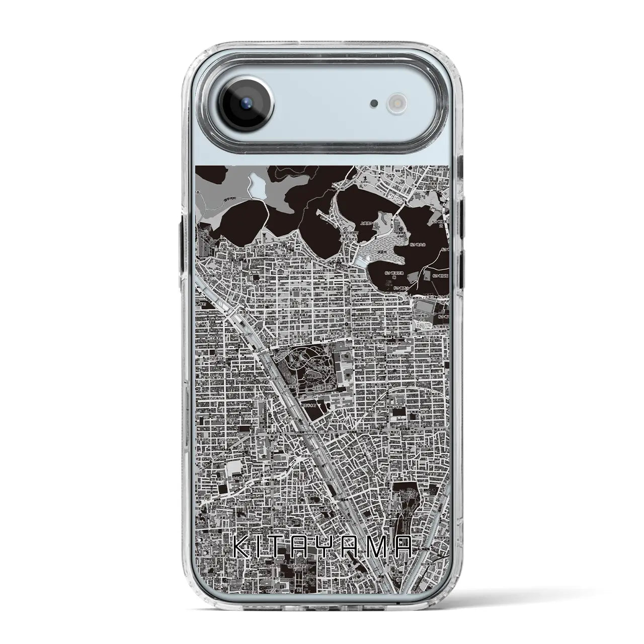 【北山（京都府）】地図柄iPhoneケース（MagSafeタイプ）