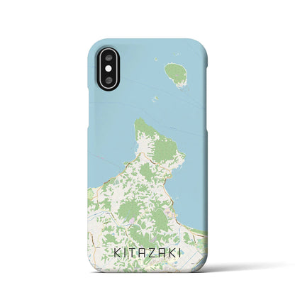 【北崎（福岡県）】地図柄iPhoneケース（バックカバータイプ）