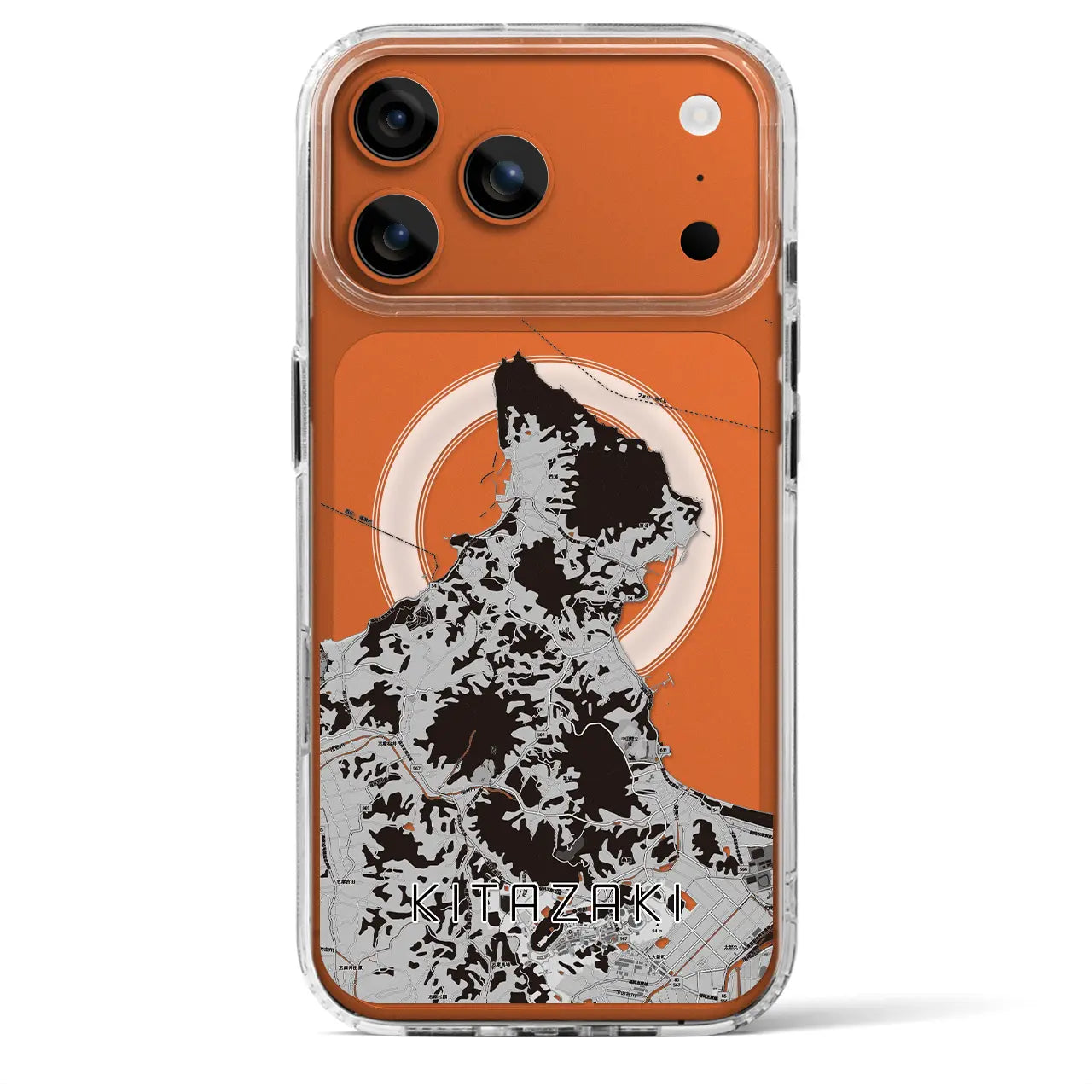 【北崎（福岡県）】地図柄iPhoneケース（MagSafeタイプ）