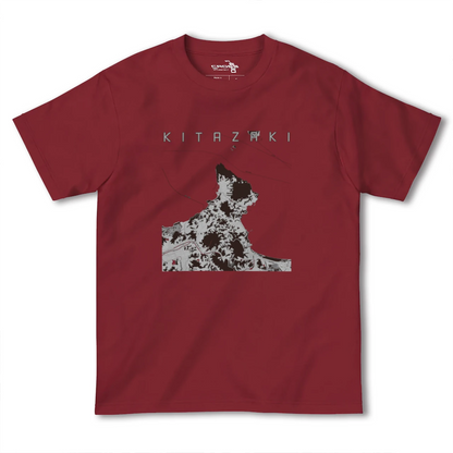 【北崎（福岡県）】地図柄ヘビーウェイトTシャツ