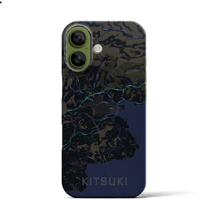 【杵築（大分県）】地図柄iPhoneケース（バックカバータイプ）