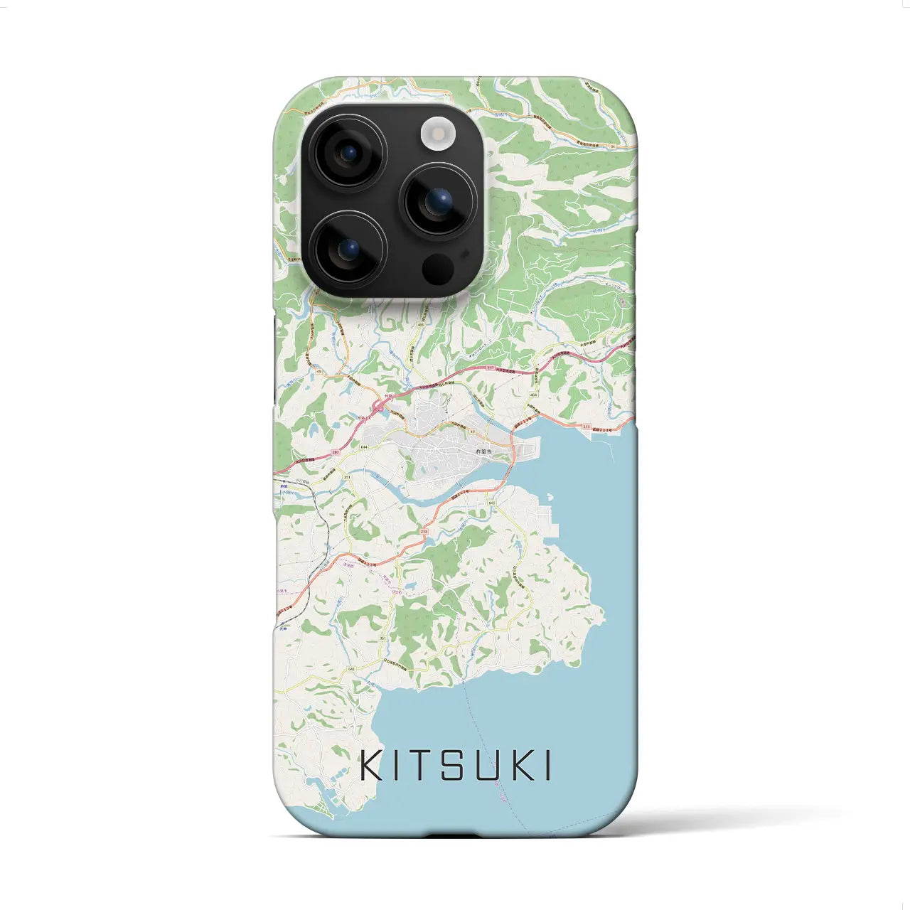 【杵築（大分県）】地図柄iPhoneケース（バックカバータイプ）