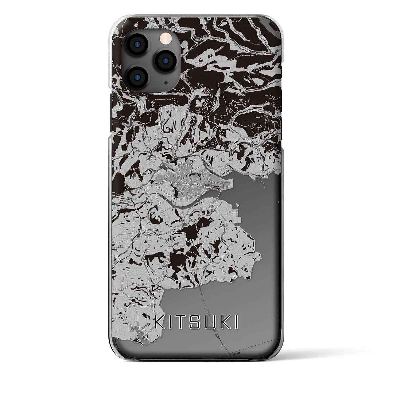 【杵築（大分県）】地図柄iPhoneケース（クリアタイプ）