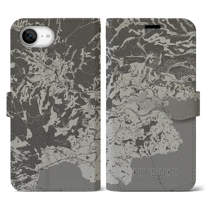 【杵築（大分県）】地図柄iPhoneケース（手帳タイプ）