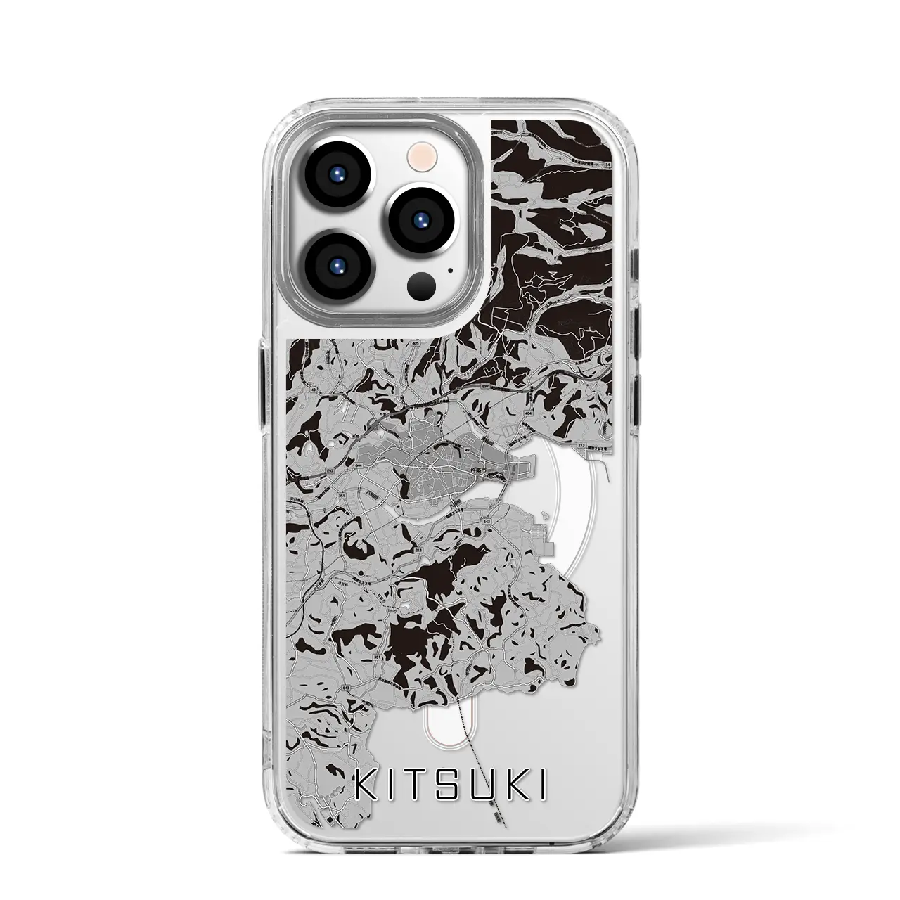 【杵築（大分県）】地図柄iPhoneケース（MagSafeタイプ）