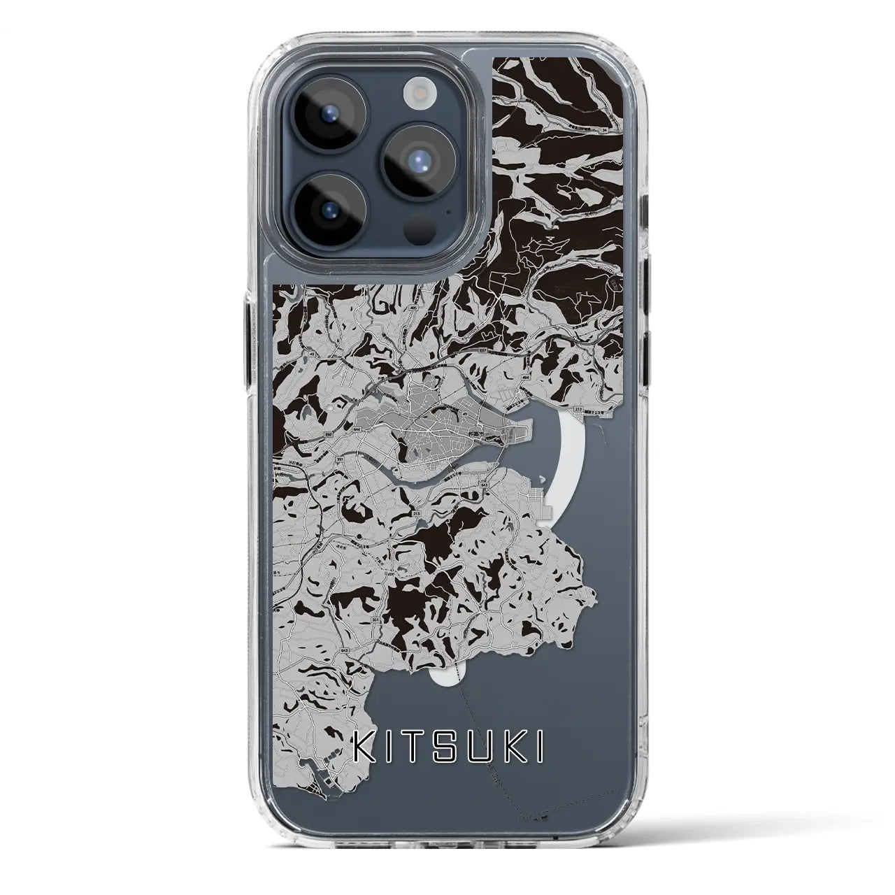 【杵築（大分県）】地図柄iPhoneケース（MagSafeタイプ）