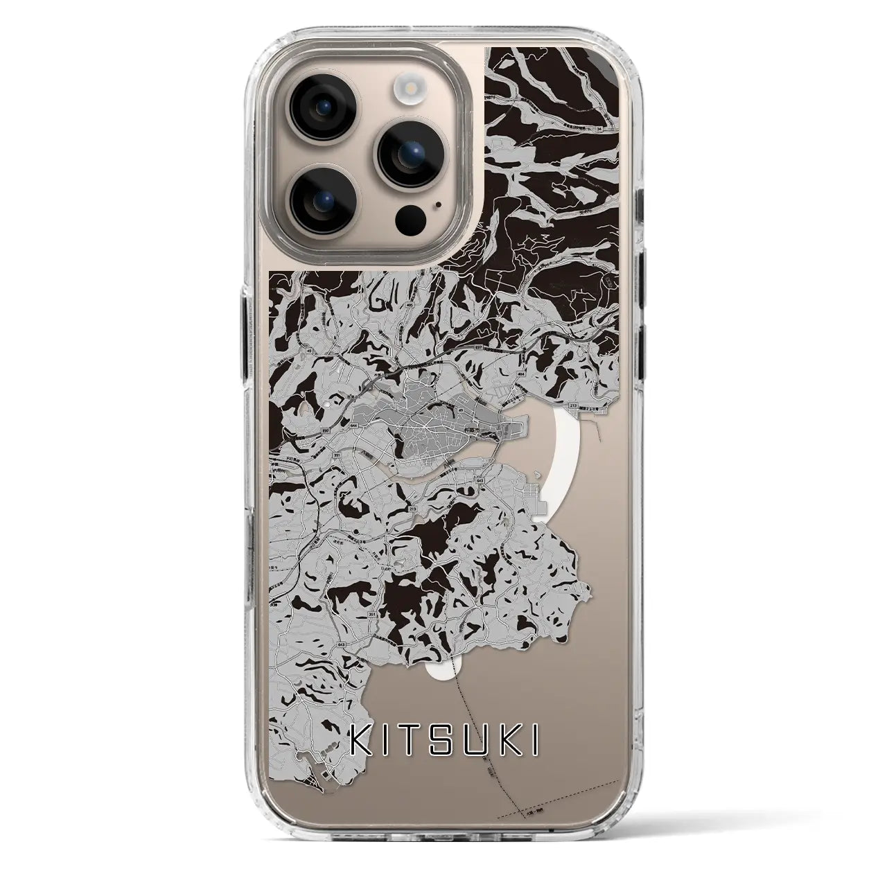 【杵築（大分県）】地図柄iPhoneケース（MagSafeタイプ）