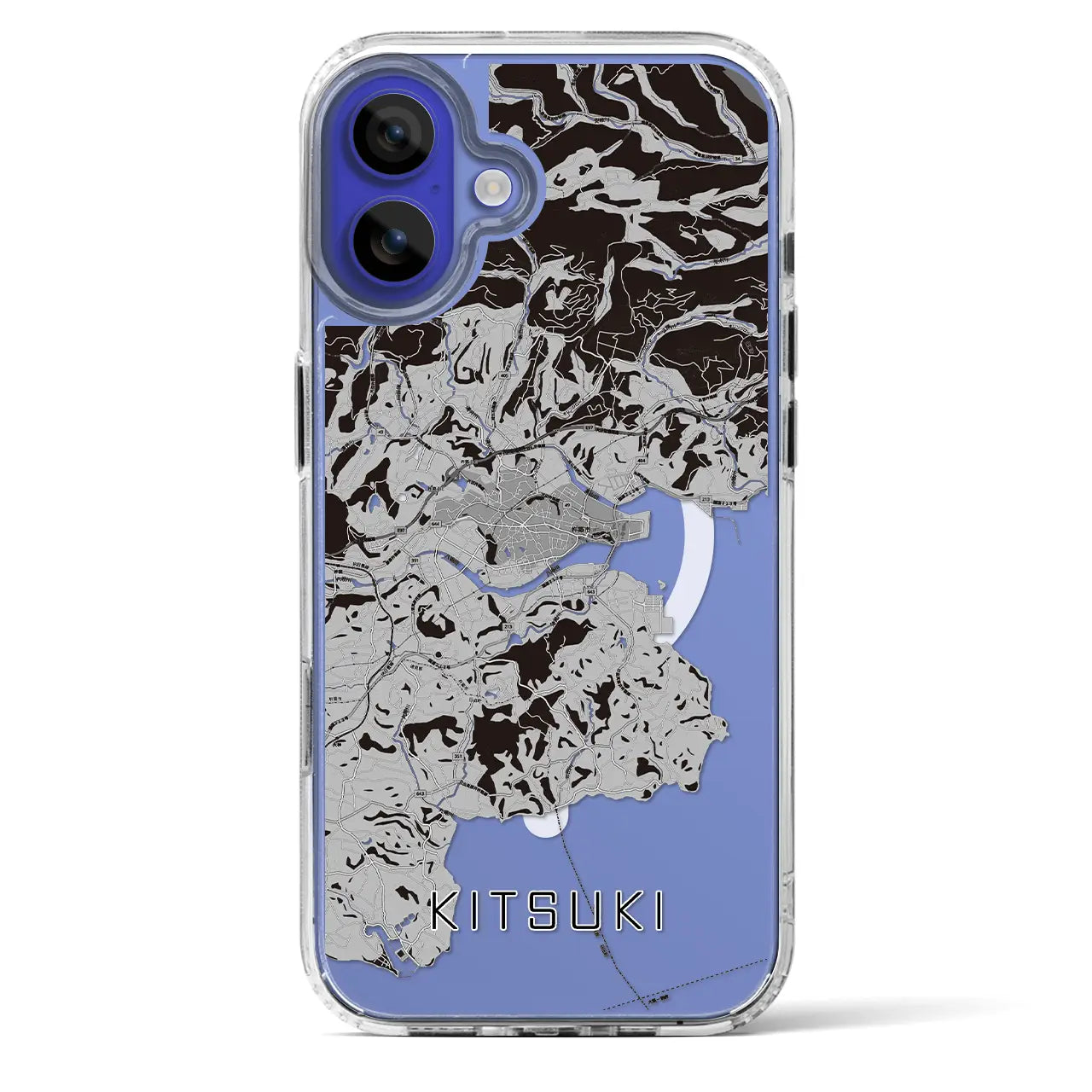 【杵築（大分県）】地図柄iPhoneケース（MagSafeタイプ）