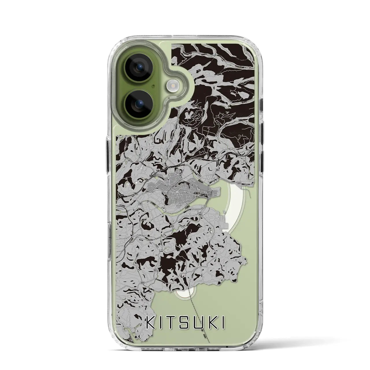 【杵築（大分県）】地図柄iPhoneケース（MagSafeタイプ）