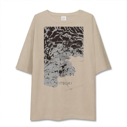 【杵築（大分県）】地図柄ビッグシルエットTシャツ