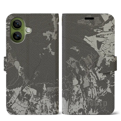 【清里（山梨県）】地図柄iPhoneケース（手帳タイプ）