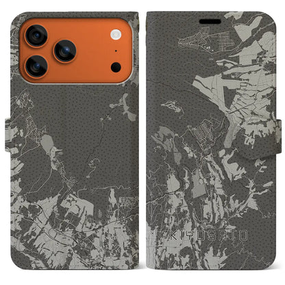 【清里（山梨県）】地図柄iPhoneケース（手帳タイプ）