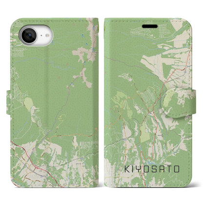 【清里（山梨県）】地図柄iPhoneケース（手帳タイプ）