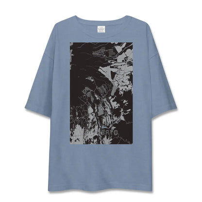【清里（山梨県）】地図柄ビッグシルエットTシャツ
