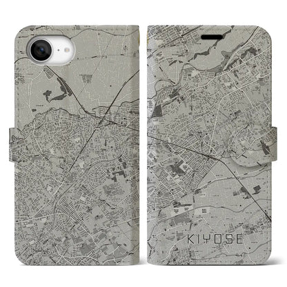 【清瀬（東京都）】地図柄iPhoneケース（手帳タイプ）