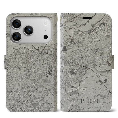 【清瀬（東京都）】地図柄iPhoneケース（手帳タイプ）