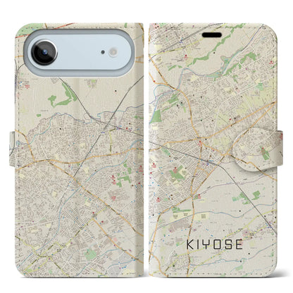 【清瀬（東京都）】地図柄iPhoneケース（手帳タイプ）