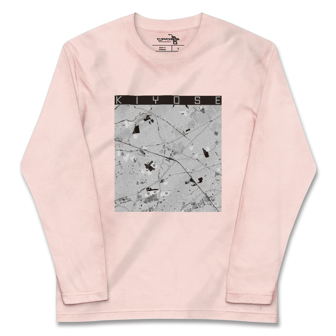 【清瀬（東京都）】地図柄ロングスリーブTシャツ