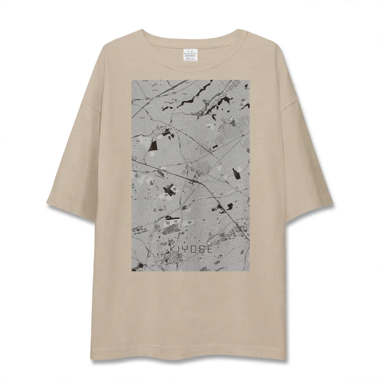 【清瀬（東京都）】地図柄ビッグシルエットTシャツ
