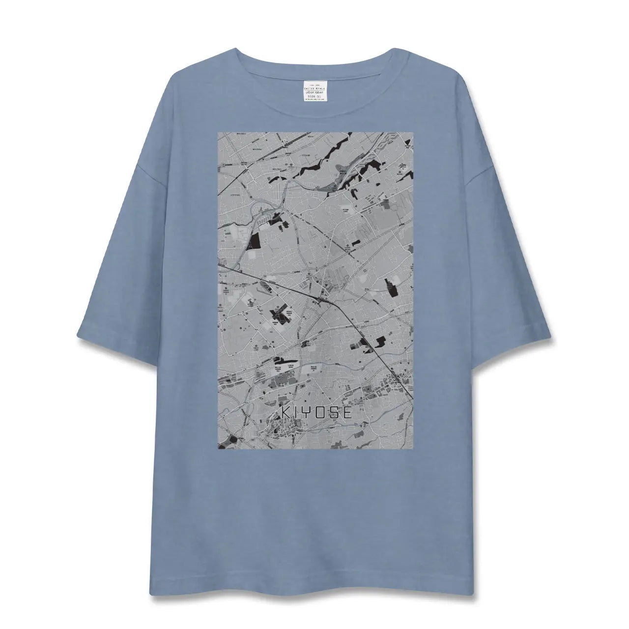 【清瀬（東京都）】地図柄ビッグシルエットTシャツ
