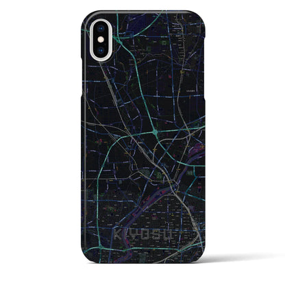 【清須（愛知県）】地図柄iPhoneケース（バックカバータイプ）